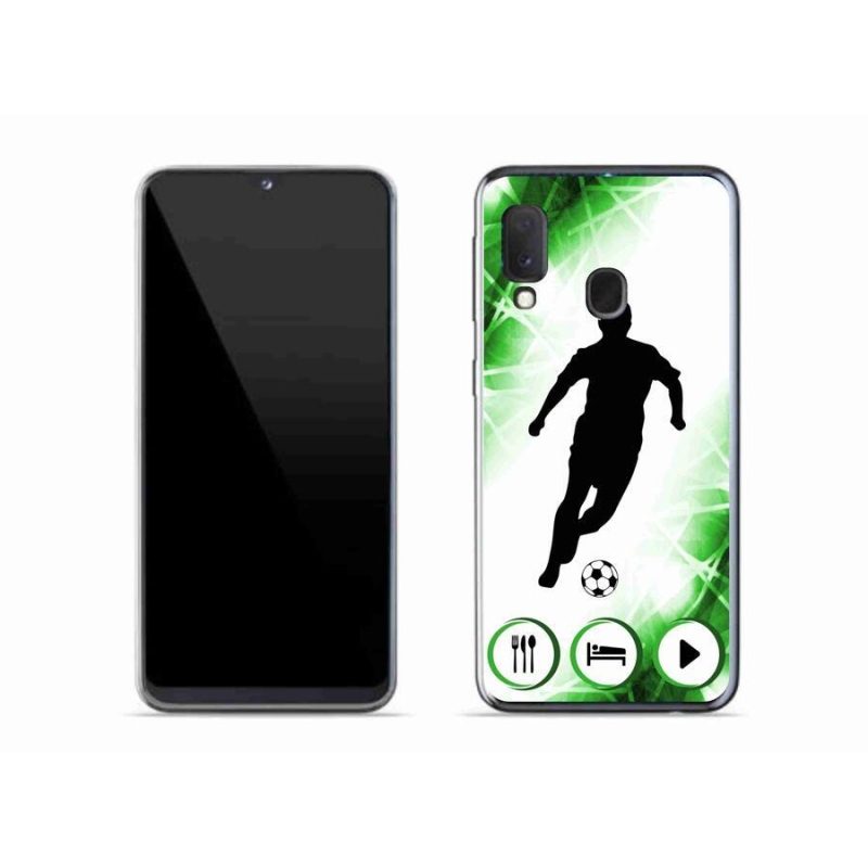 Gél borítás mmCase Samsung Galaxy A20e - focista számára