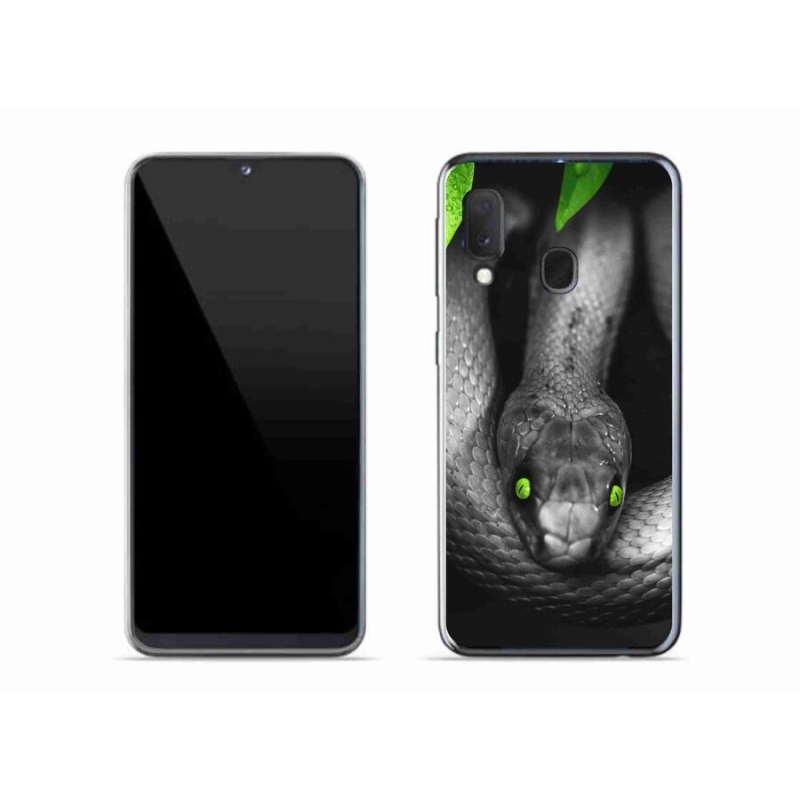 Zselés borítás mmCase Samsung Galaxy A20e készülékhez - kígyó