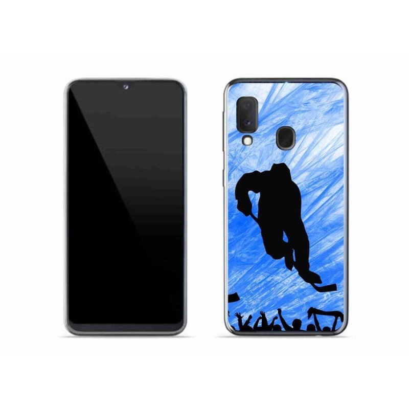 Gél borítás mmCase Samsung Galaxy A20e készülékhez - hokijátékos