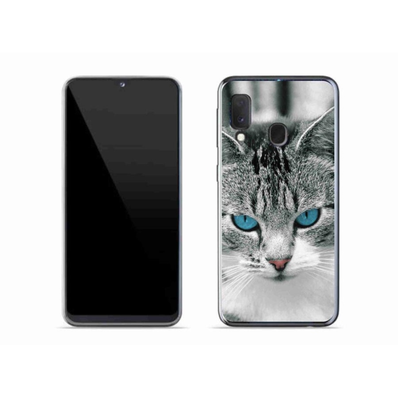 Zselés borítás mmCase Samsung Galaxy A20e - macskaszem 1