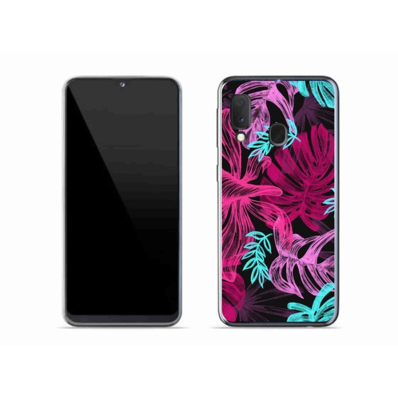 Zselés borítás mmCase Samsung Galaxy A20e - virágok 1