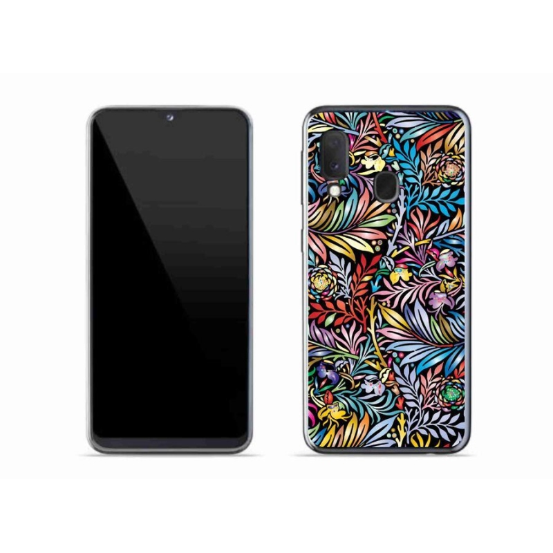 Gél borító mmCase Samsung Galaxy A20e - virágok 5