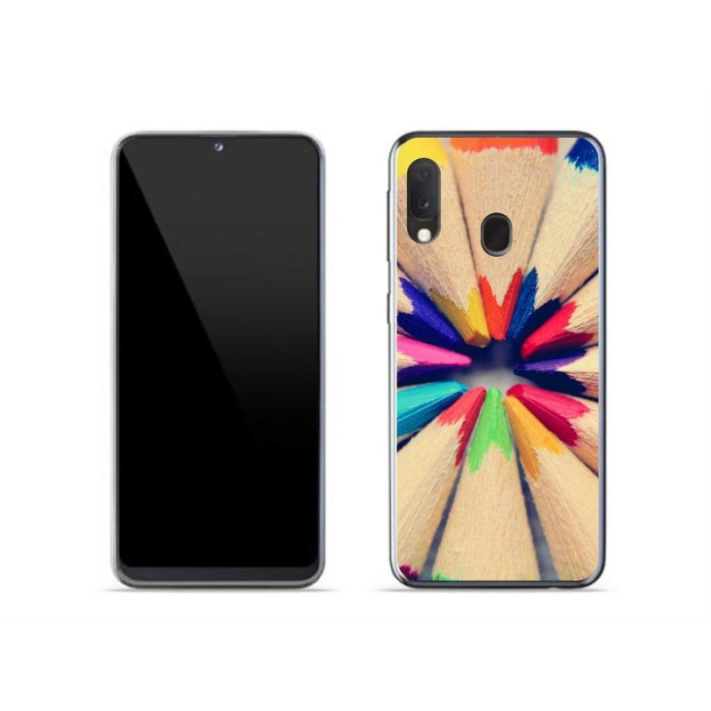 Zselés borítás mmCase Samsung Galaxy A20e készülékhez - zsírkréták