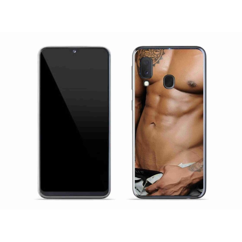 Gél borítás mmCase Samsung Galaxy A20e - szexi férfi