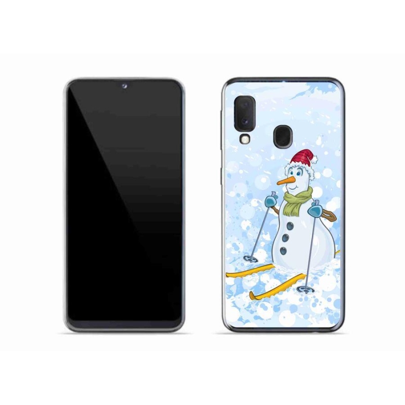 Gél védőhuzat mmCase Samsung Galaxy A20e készülékhez - hóember