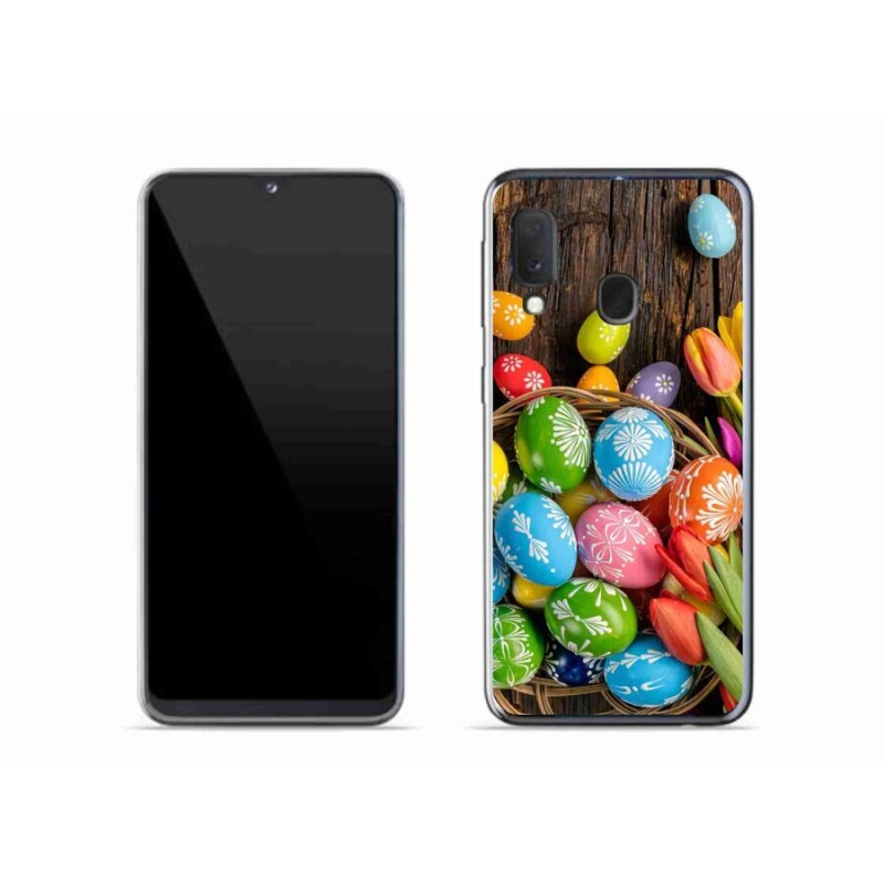 Gél borítás mmCase Samsung Galaxy A20e készülékhez - Húsvéti tojás