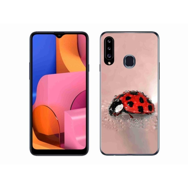 Gél védőhuzat mmCase Samsung Galaxy A20S készülékhez - katicabogár