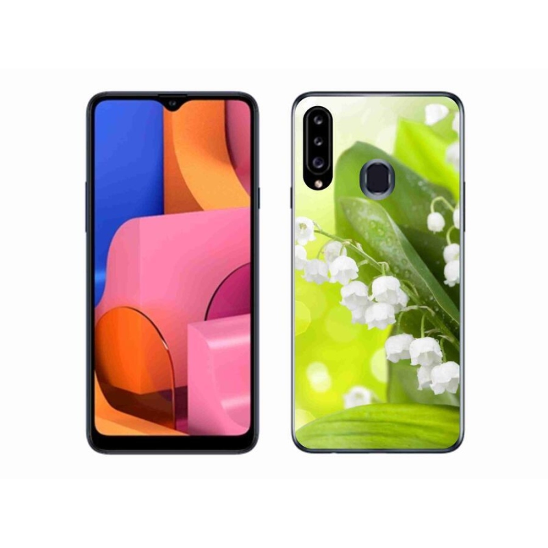 Gél borítás mmCase Samsung Galaxy A20s készülékhez - lily of the valley