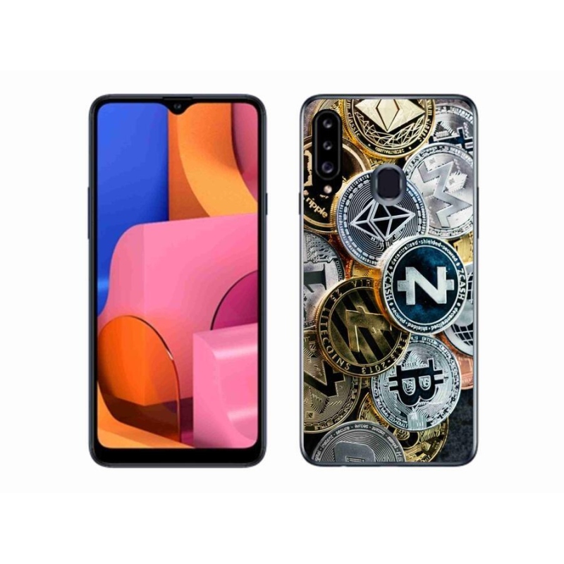 Gél borítás mmCase Samsung Galaxy A20s készülékhez - kriptovaluták