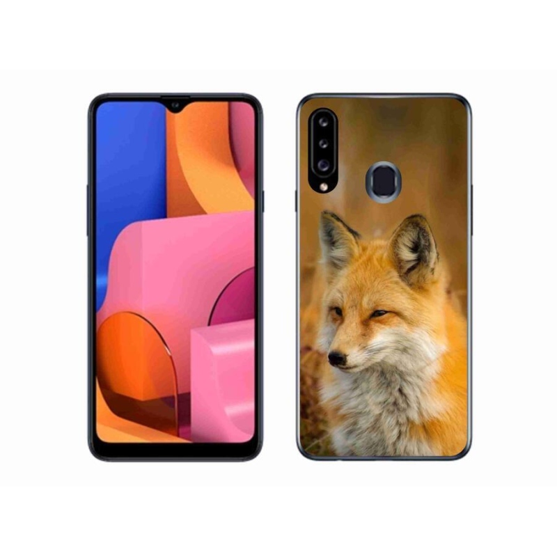 Gél védőhuzat mmCase Samsung Galaxy A20s készülékhez - róka
