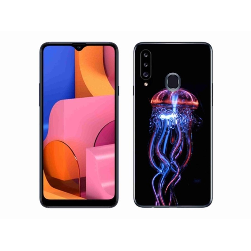 Zselés borítás mmCase Samsung Galaxy A20s készülékhez - medúza