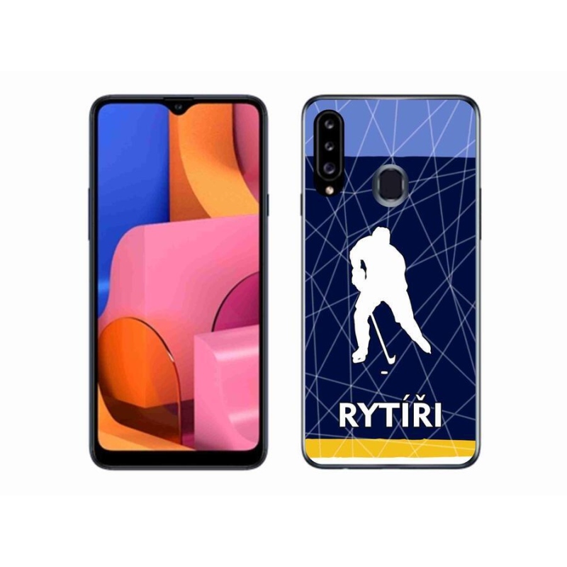 Zselés borítás mmCase Samsung Galaxy A20s készülékhez - Lovagok