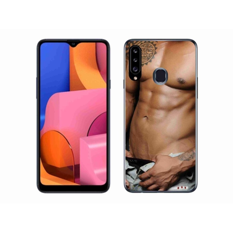 Gél borítás mmCase Samsung Galaxy A20s készülékhez - szexi férfi