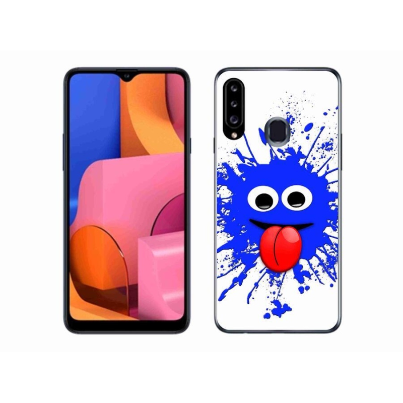 Zselés borítás mmCase Samsung Galaxy A20S készülékhez - ghost