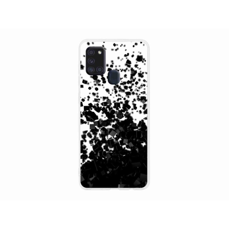 Zselés borítás mmCase Samsung Galaxy A21s készülékhez - absztrakt minta 1