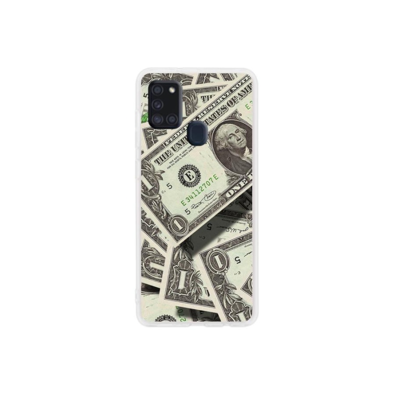 Gél védőhuzat mmCase Samsung Galaxy A21s készülékhez - US dollár