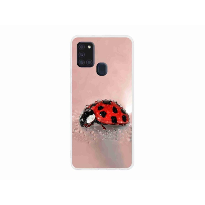 Gél védőhuzat mmCase Samsung Galaxy A21s készülékhez - katicabogár