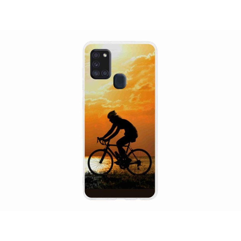 Gél borító mmCase Samsung Galaxy A21s - kerékpározás