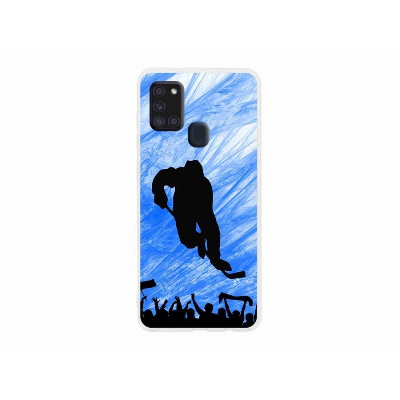 Gél borítás mmCase Samsung Galaxy A21s készülékhez - hokijátékos