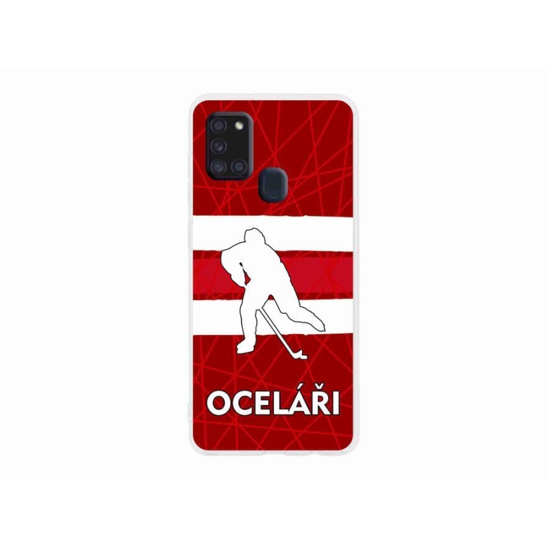 Gél borítás mmCase Samsung Galaxy A21s készülékhez - Steelers