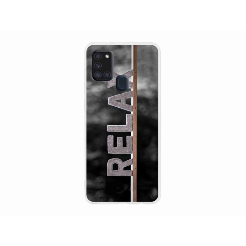 Zselés borítás mmCase Samsung Galaxy A21s készülékhez - relax 1