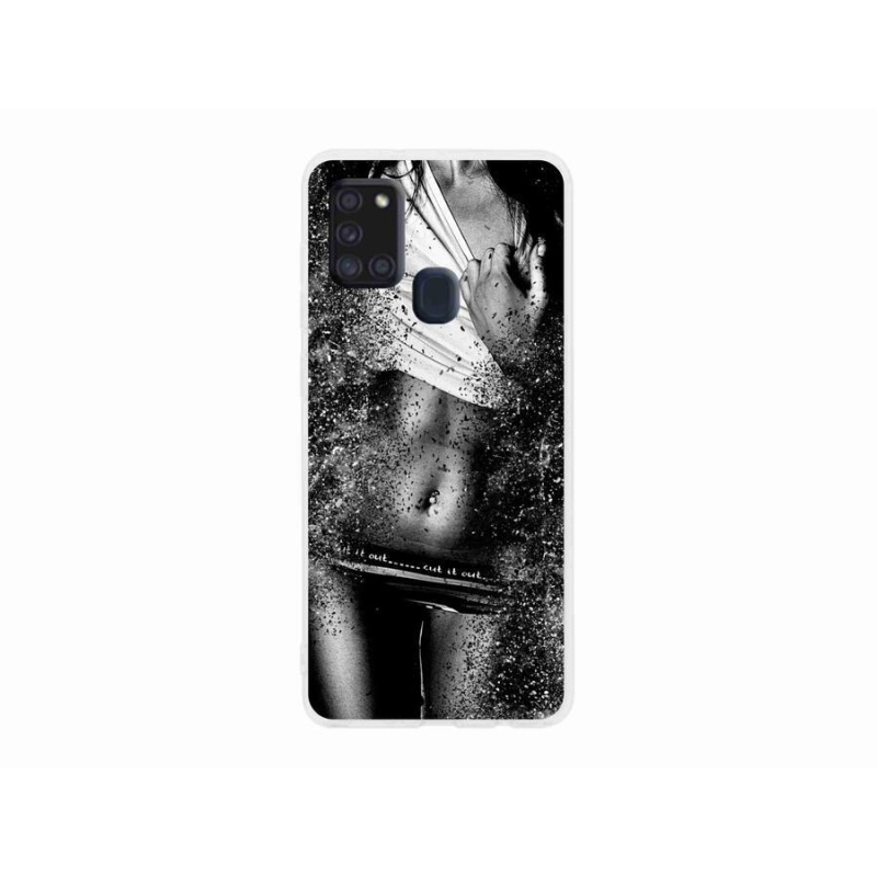 Gél borítás mmCase Samsung Galaxy A21s - szexi nő 1