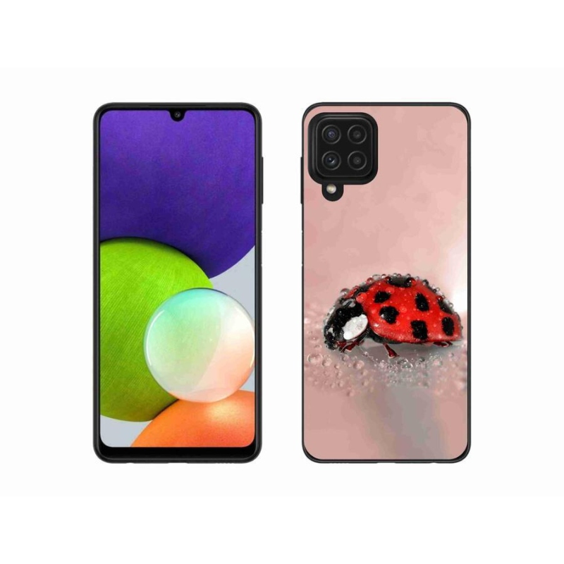 Gél védőhuzat mmCase Samsung Galaxy A22 4G - katicabogárhoz