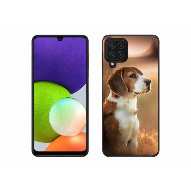 Gél védőburkolat mmCase Samsung Galaxy A22 4G - bézs színben
