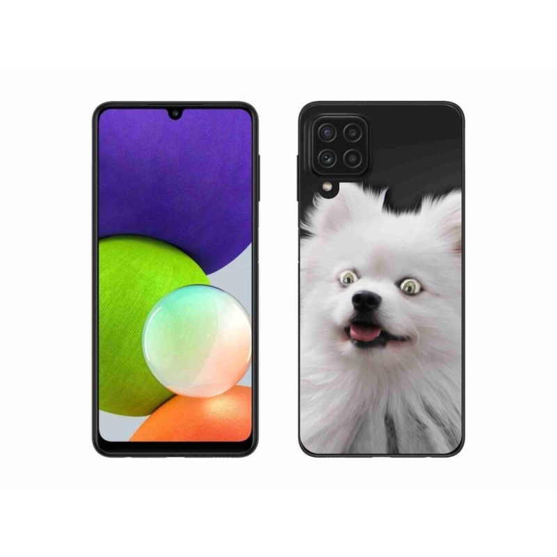 Zselés borítás mmCase Samsung Galaxy A22 4G - fehér tüske