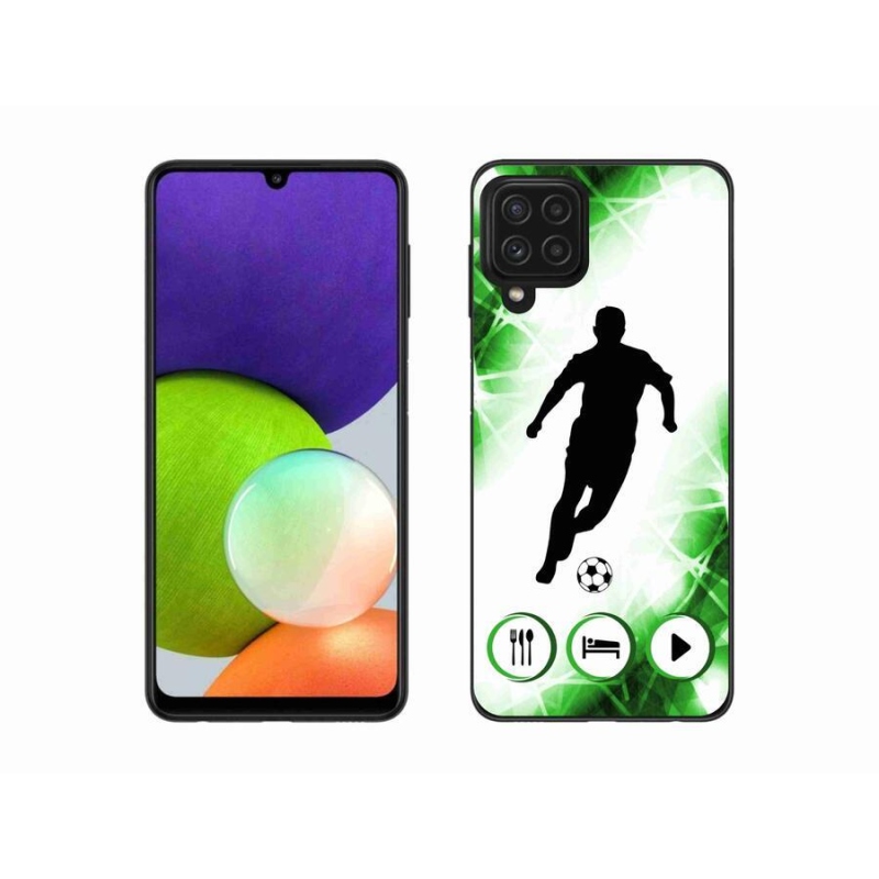 Zselés borítás mmCase Samsung Galaxy A22 4G - focista számára