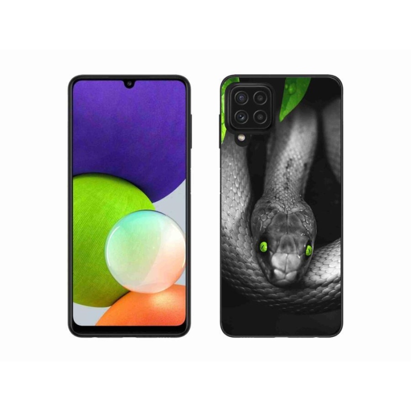 Gél védőburkolat mmCase Samsung Galaxy A22 4G - kígyó