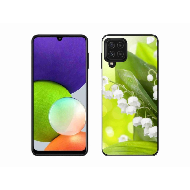 Gél borító mmCase a mobiltelefonon Samsung Galaxy A22 4G - lily of the valley