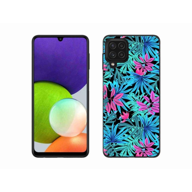 Gél borítás mmCase Samsung Galaxy A22 4G - virágok 3