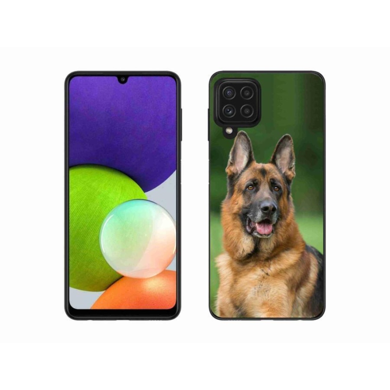 Gél borítás mmCase Samsung Galaxy A22 4G - Német juhászkutya számára