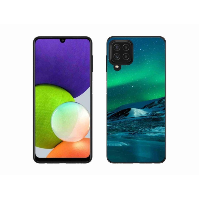 Gél borítás mmCase Samsung Galaxy A22 4G - aurora borealis - Samsung Galaxy A22 4G - aurora borealis