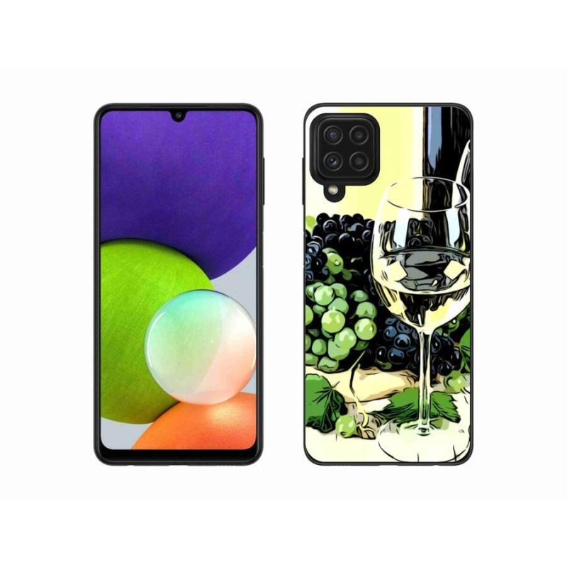 Gél borítás mmCase Samsung Galaxy A22 4G - pohár borhoz