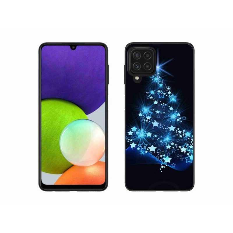 Gél borítás mmCase Samsung Galaxy A22 4G - Karácsonyfa