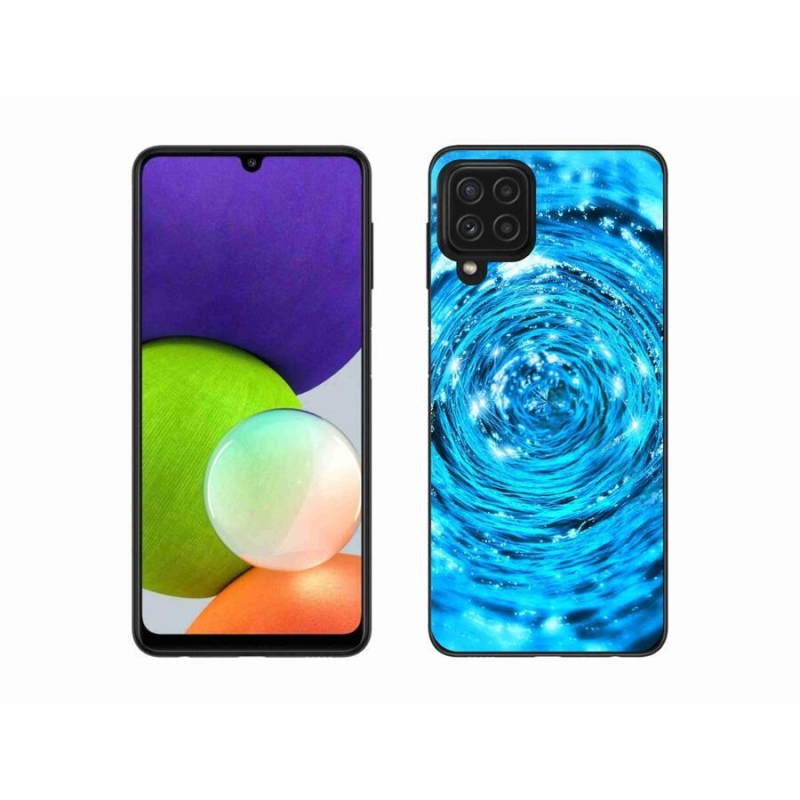 Gél borítás mmCase Samsung Galaxy A22 4G - water vortex - Samsung Galaxy A22 4G - vízörvény