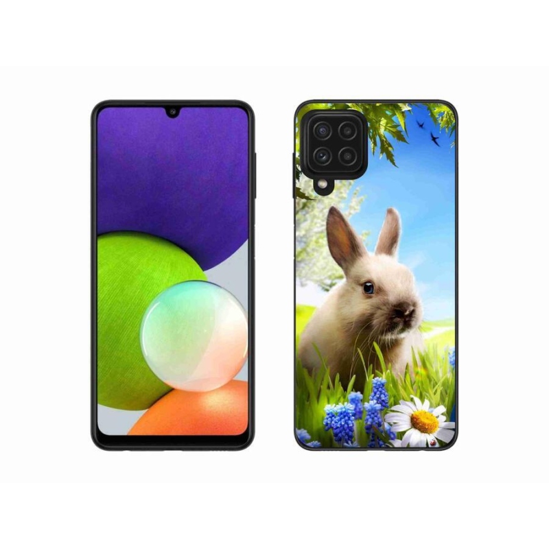 Zselés borítás mmCase Samsung Galaxy A22 4G - nyuszi