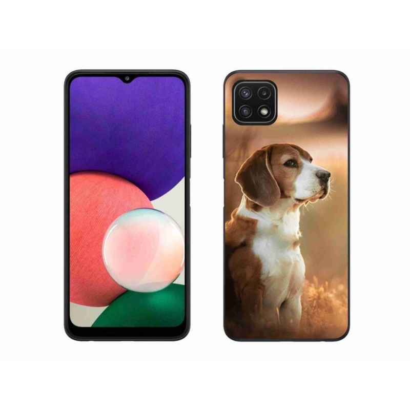 Gél védőburkolat mmCase Samsung Galaxy A22 5G - bézs színben