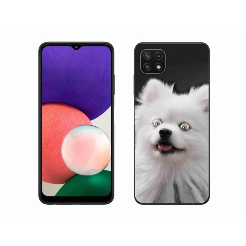 Zselés borítás mmCase Samsung Galaxy A22 5G - fehér tüske