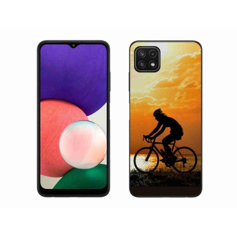 Gél borító mmCase Samsung Galaxy A22 5G - kerékpározás