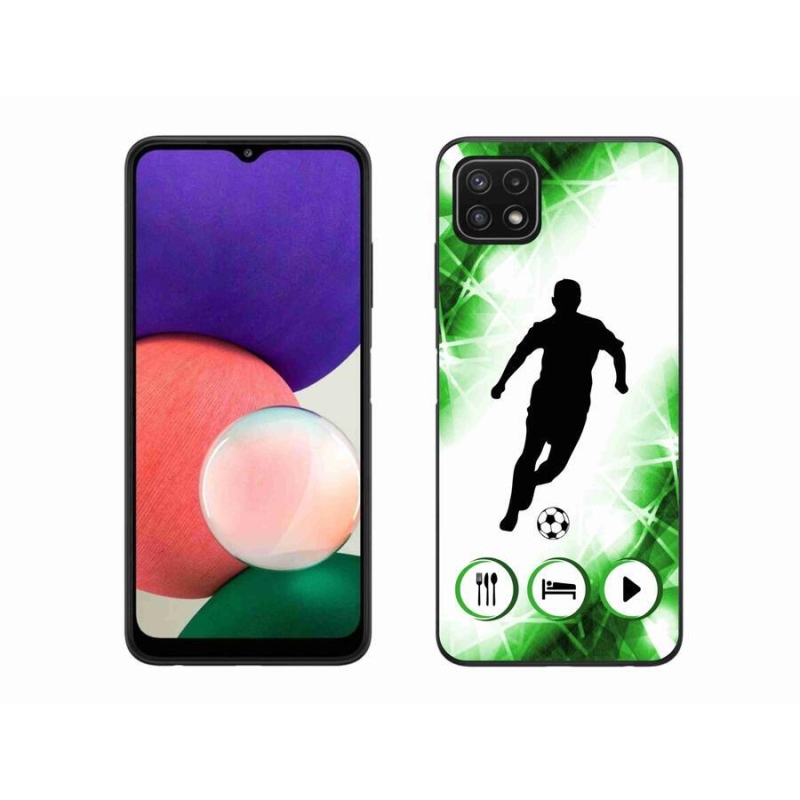 Zselés borítás mmCase Samsung Galaxy A22 5G - focista számára