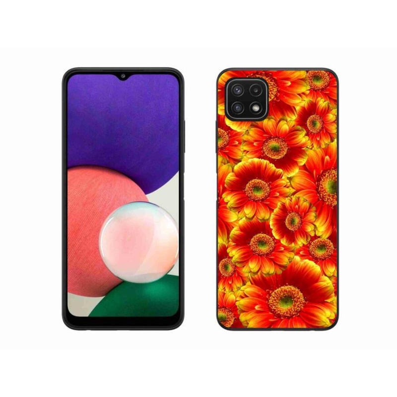 Zselés borítás mmCase Samsung Galaxy A22 5G - gerbera 1