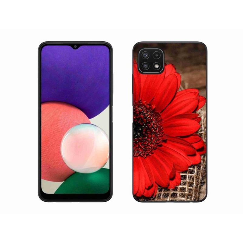 Gél borítás mmCase Samsung Galaxy A22 5G - gerbera