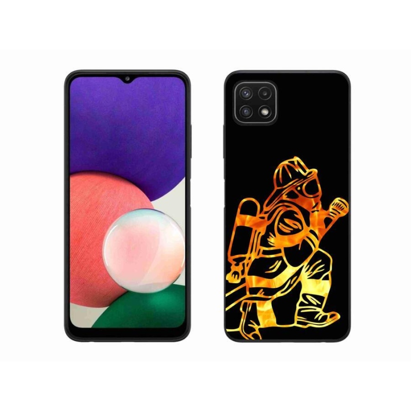 Gél borító mmCase Samsung Galaxy A22 5G - tűzoltó 1