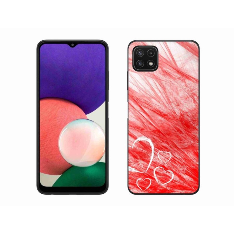 Gél védőhuzat mmCase Samsung Galaxy A22 5G - szív