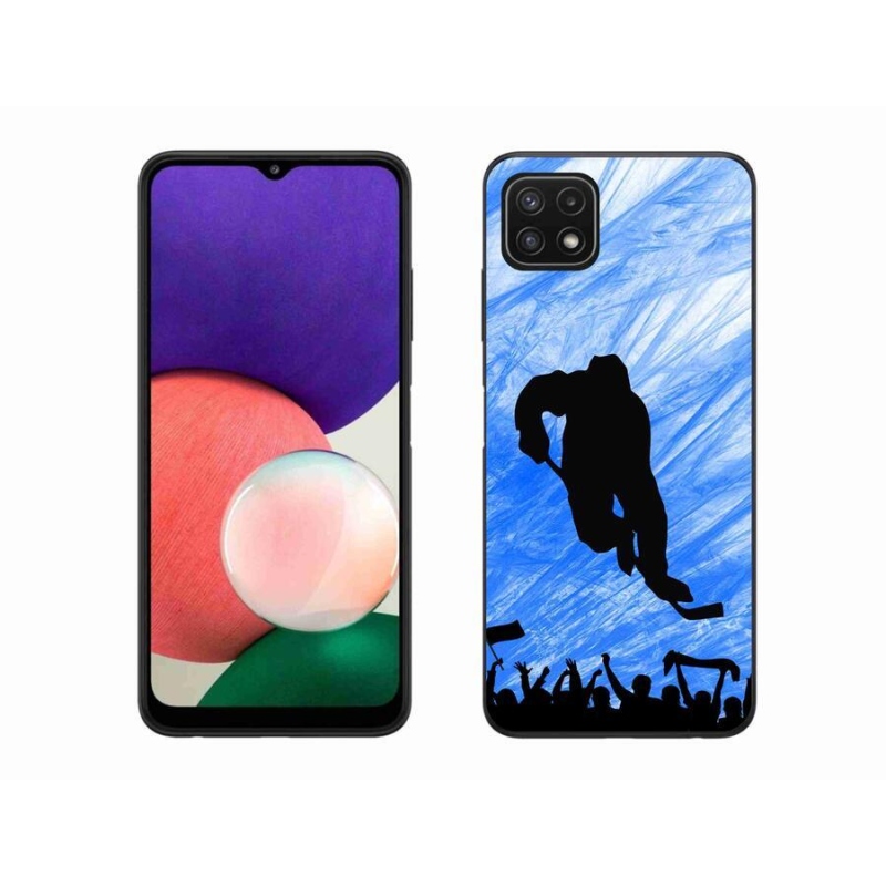 Gél borítás mmCase Samsung Galaxy A22 5G - hokijátékos számára