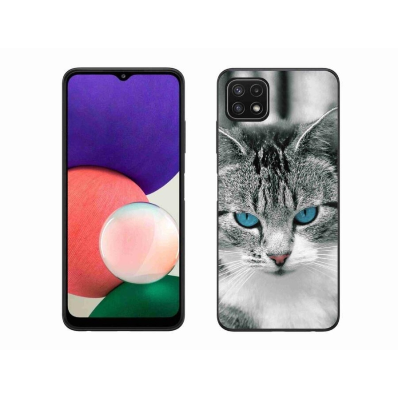 Zselés borítás mmCase Samsung Galaxy A22 5G - macskaszem 1