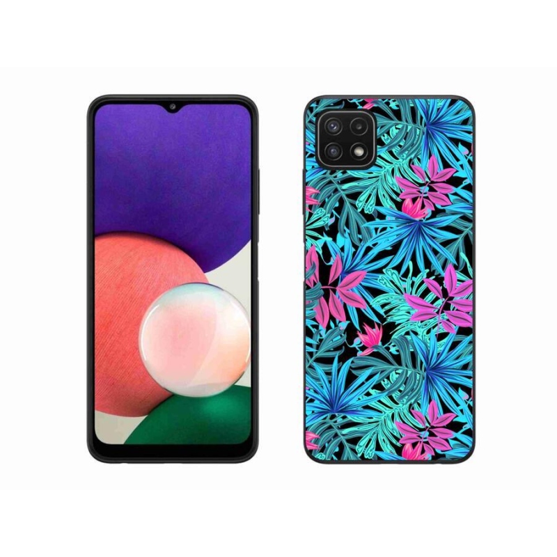 Gél borítás mmCase Samsung Galaxy A22 5G - virágok 3